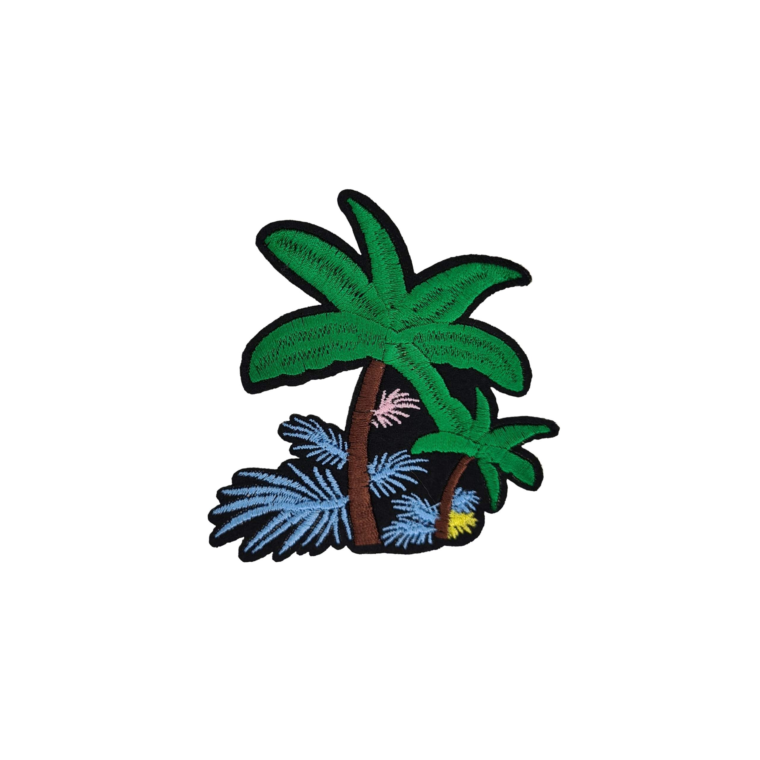 Palmier Tropical (lot de 10 pièces) - Badge thermocollant stylé pour vos vêtements