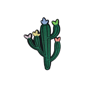 Cactus Saguaro (lot de 10 pièces) - Badge thermocollant stylé pour vos vêtements
